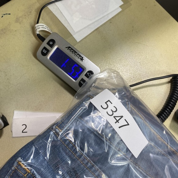 Levis 505 Jeans Mens 32x32 Medium Wash Regular Fit Straight Leg Zip Fly Denim - Picture 11 of 11